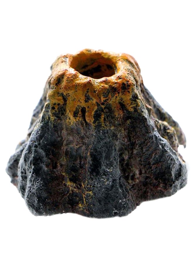 Volcano Shape Aquarium Ornament Multicolour 5 x 6.50cm - Image 1