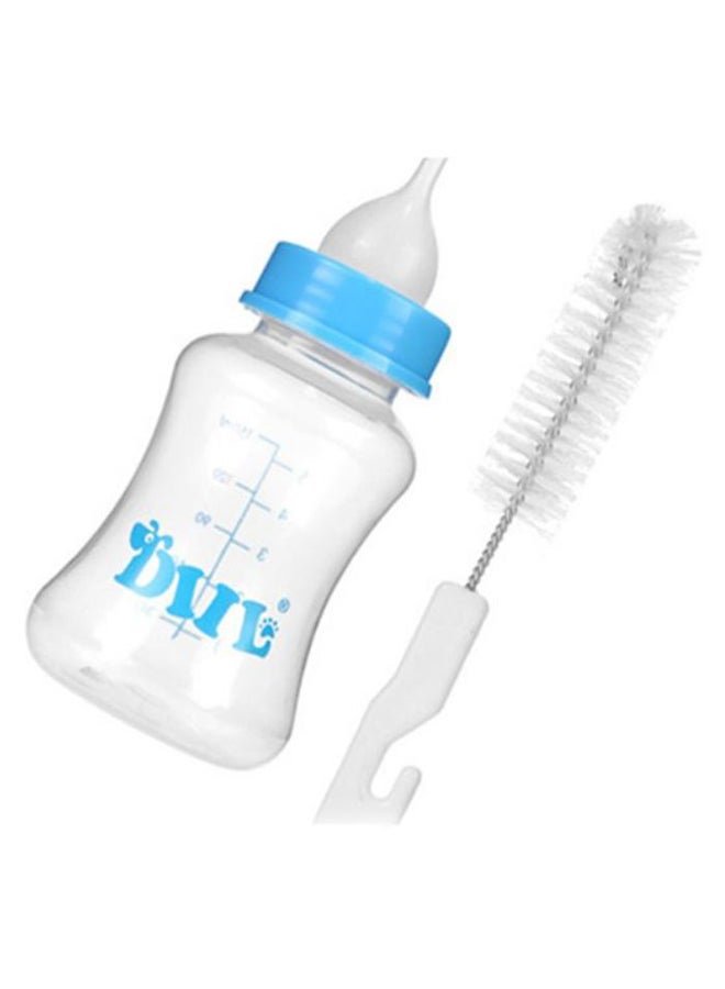 Pet Feeding Milk Bottle Blue/Clear - Image 3