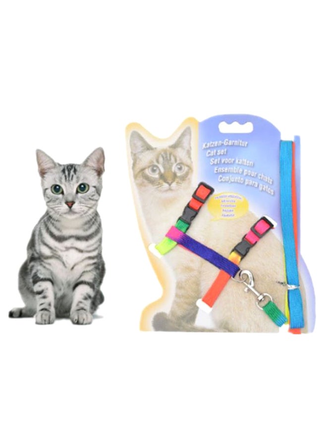 Generic Adjustable Safety Cat Harness Multicolour  - Image 2