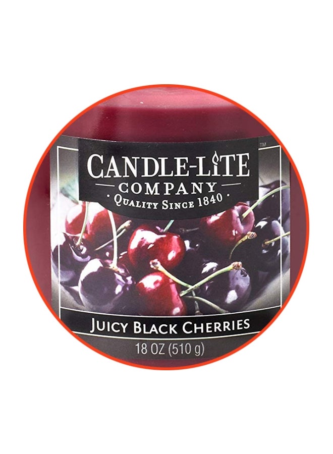 كاندل-لايت شمعة في كأس برائحة جوسي بلاك تشيريز أحمر - Image 2