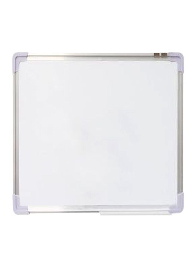 لوح مغناطيسي قابل للمسح الجاف أبيض/فضي