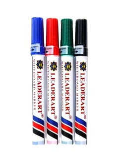 4-Piece Whiteboard Marker Set Multicolour