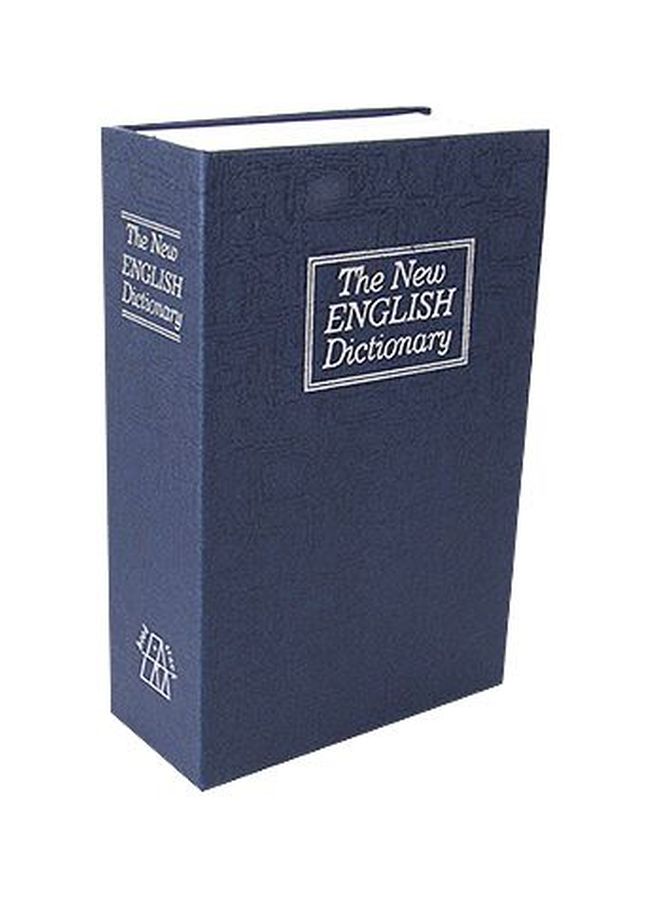 Generic Dictionary Hidden Diversion Book Safe With Key Lock Blue 240x155x55cm  - Image 3