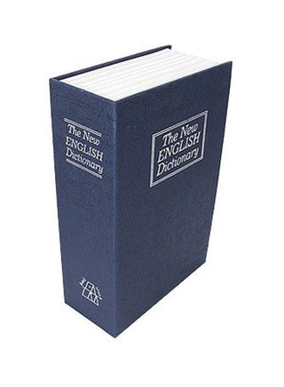 Dictionary Hidden Diversion Book Safe With Key Lock Blue 240x155x55cm - v1578653999/N33657127A_1