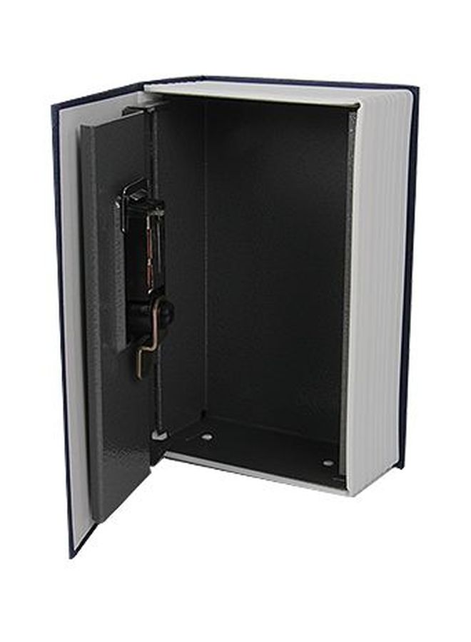 Dictionary Hidden Diversion Book Safe With Key Lock Blue 240x155x55cm