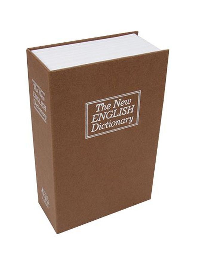 Home Safe Book Box Brown - Image 1