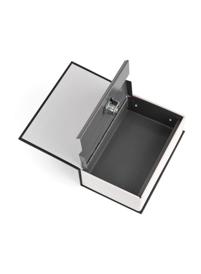 Dictionary Hidden Diversion Book Safe With Key Lock Black/White/Grey 15.5x5.5x24centimeter - Image 5