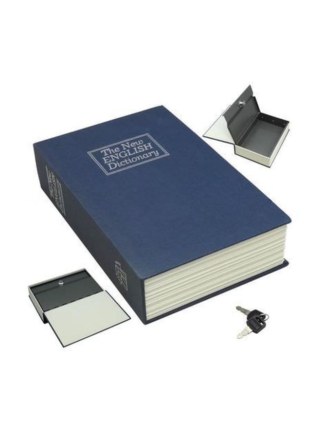 Home Safe Book Box Blue 26.5x20centimeter - Image 2