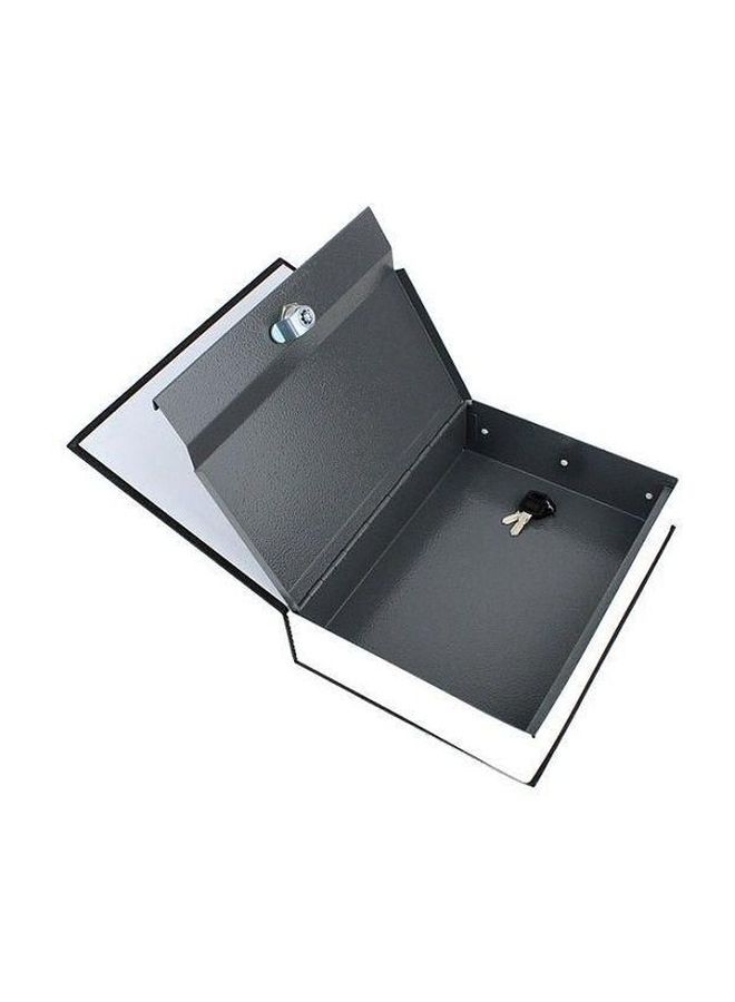 Dictionary Hidden Diversion Book Safe With Key Lock Black/White/Grey 15.5x5.5x24centimeter - Image 3