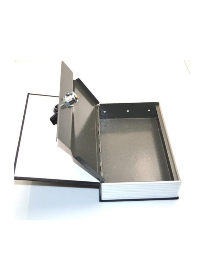 Dictionary Hidden Diversion Book Safe With Key Lock Black/White/Grey 15.5x5.5x24centimeter - Image 4