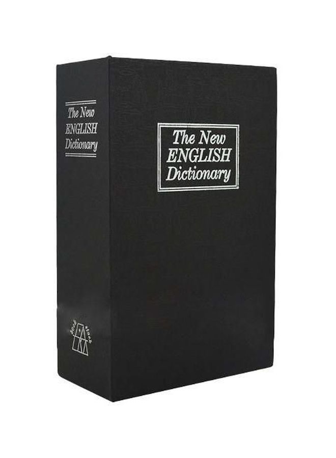 Dictionary Hidden Diversion Book Safe With Key Lock Black/White/Grey 15.5x5.5x24centimeter - Image 5