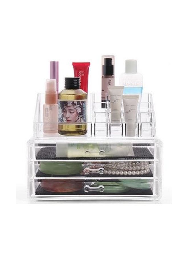 منظم مستحضرات التجميل شفاف - Image 2