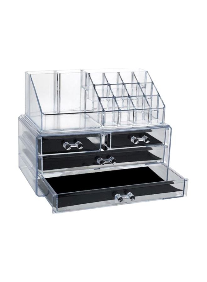 YupFun Makeup Organizer Clear - Image 1