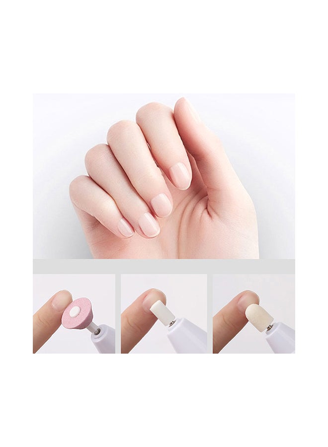 Generic 6-Piece Electric Manicure Pedicure Nail Polish Drill Tool Kit White  - Image 4