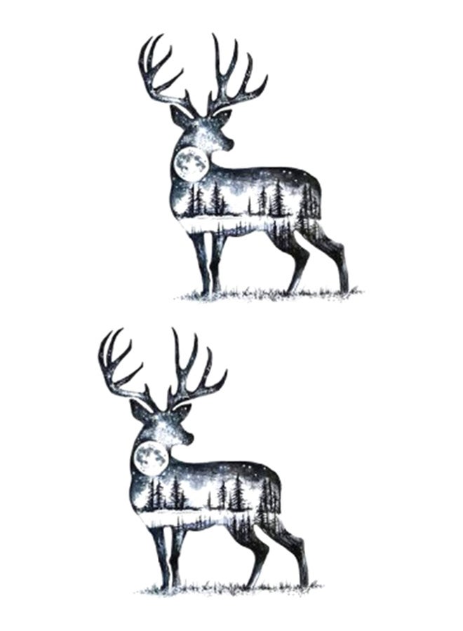 ملصق وشم مضاد للماء أسود - Image 1