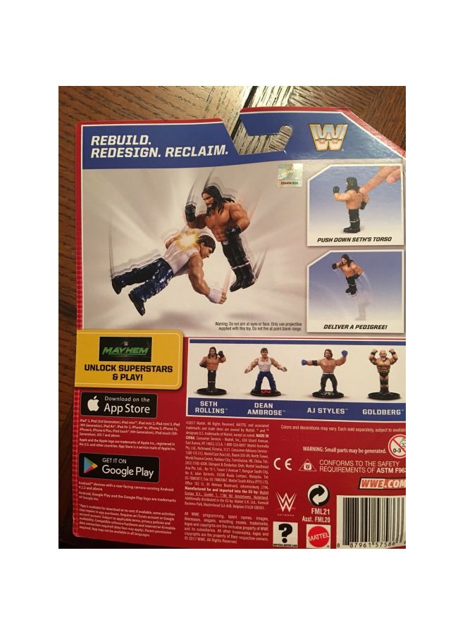 Mattel Games Seth Rollins Action Figure - Image 3