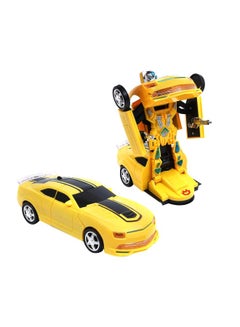 2-In-1 Battery Operated Transforming Car With Robot Action Figure 682366171244