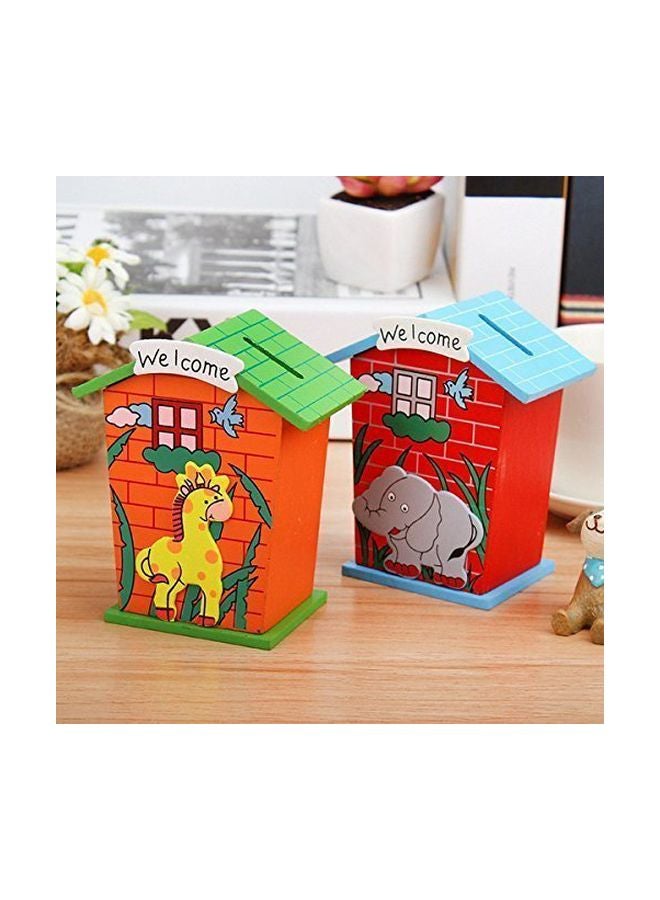 جولد ليف مجموعة حصالات من الخشب بتصميم حيوانات مكونة من 6 قطع - Image 2