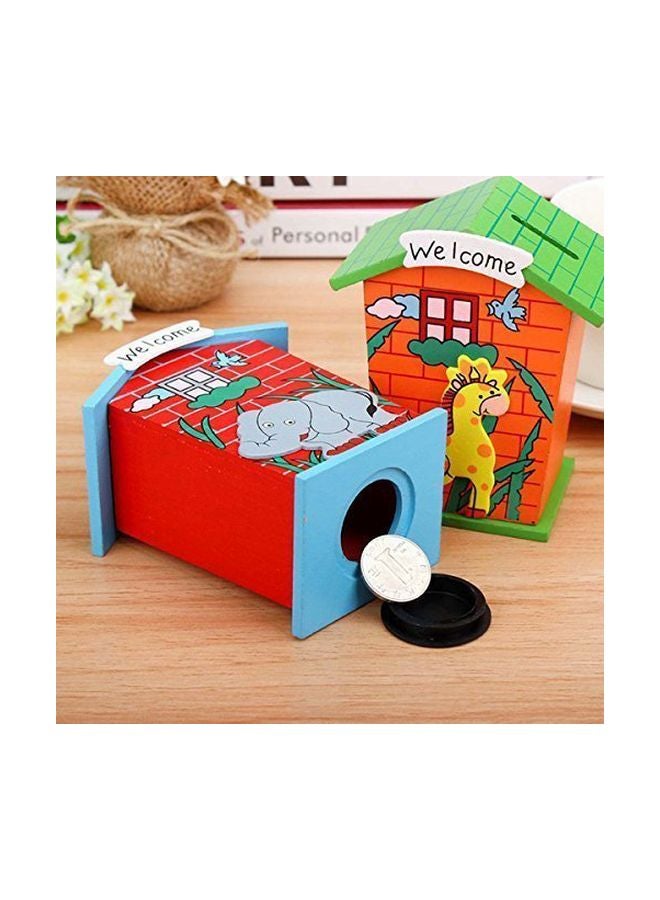 جولد ليف مجموعة حصالات من الخشب بتصميم حيوانات مكونة من 6 قطع - Image 4