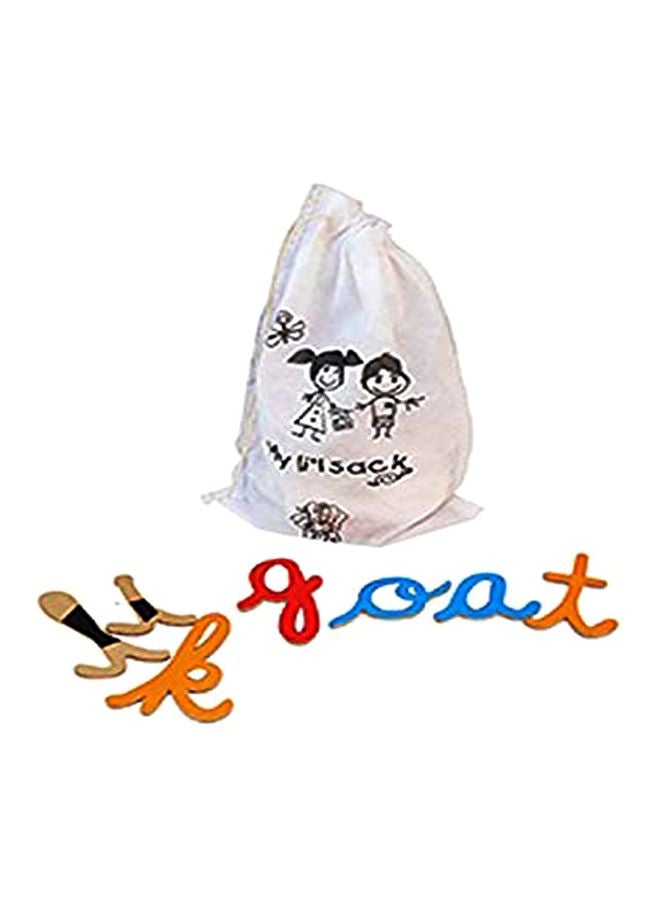 Skillofun Wooden Magnetic Cutouts-Cursive ABC - Image 2