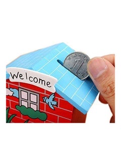 Home Buy Pack Of 6 Animal Designs Wood Money Bank  - Image 3