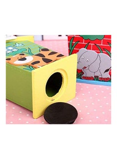 Home Buy Pack Of 6 Animal Designs Wood Money Bank  - Image 4