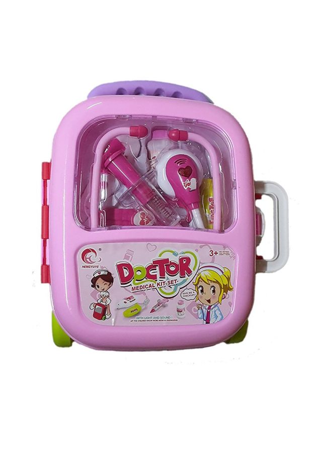 KITIKITTZ 10-Piece Trolly Doctor Set With Light And Sound Effects - Image 2