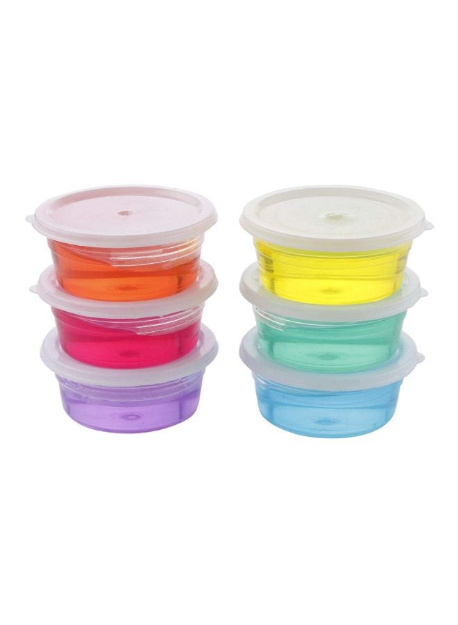 Pack Of 6 Crystal Clay Slime Stress Reliever  - Image 1