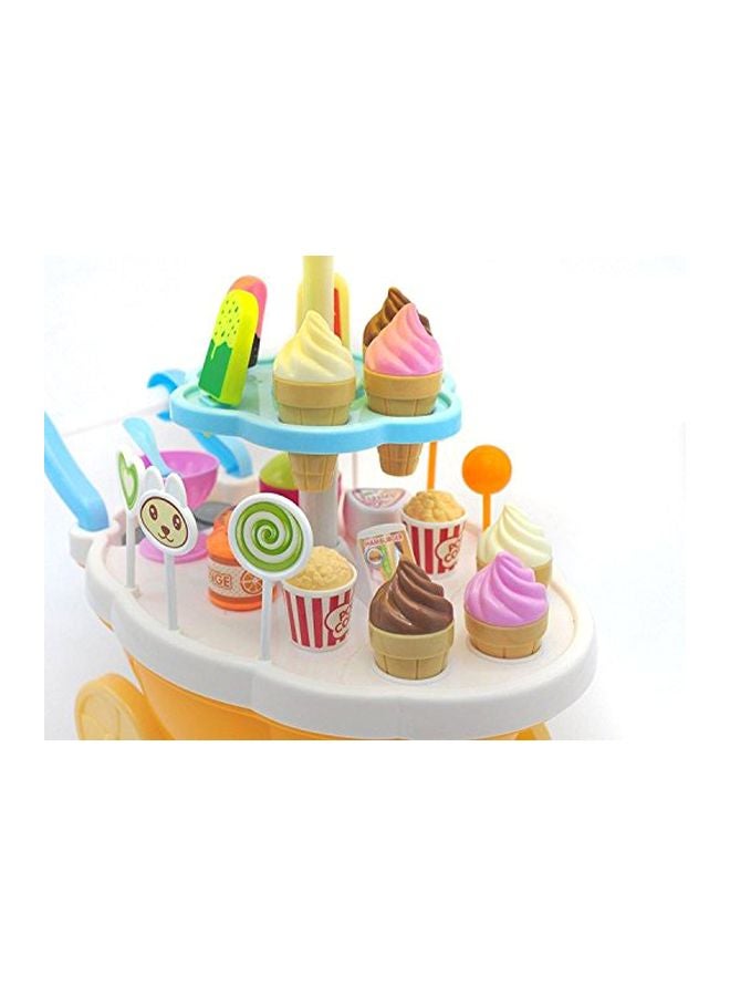 higadget Ice Cream Kitchen Play Cart Set With Light And Music S - Image 5
