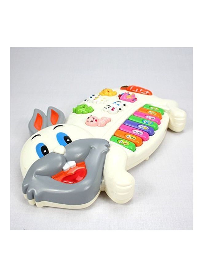 Zitto Rabbits Shaped Animal Sound Musical Piano  - Image 2