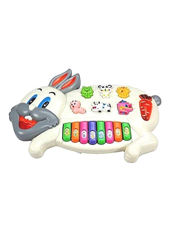 Zitto Rabbits Shaped Animal Sound Musical Piano  - Image 1