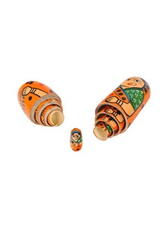 Fine Craft India 5-Piece Russian Matryoshka Wooden Nesting Doll Set  - Image 2