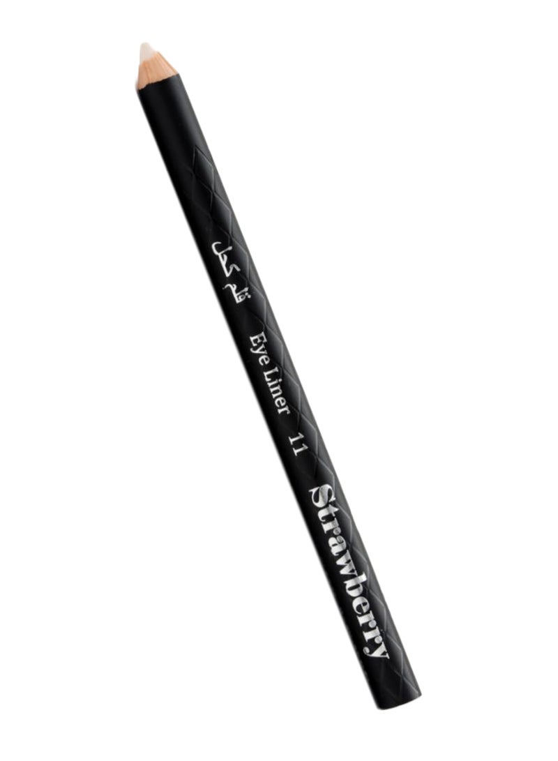Strawberry Long Lasting Eye Liner Pencil No.11 White - Image 1