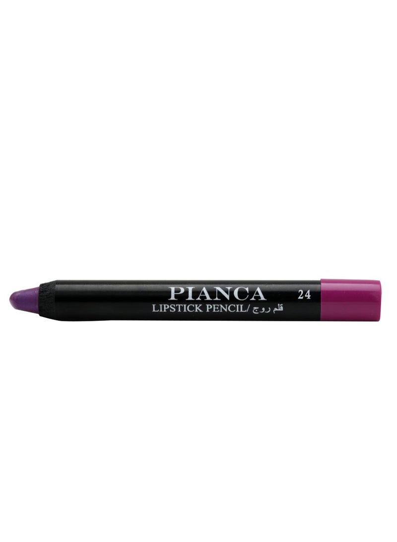PIANCA Long Lasting Matte Lipstick Pencil No.24 Purple  - Image 2