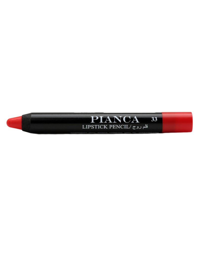 PIANCA Long Lasting Matte Lipstick Pencil No.33 Red  - Image 2