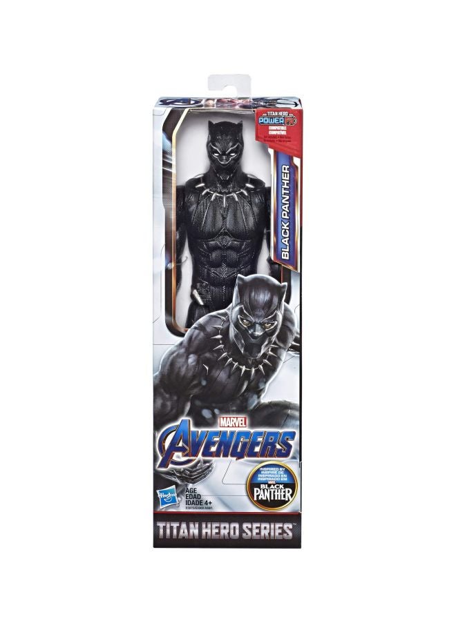 HASBRO - GAMING - Marvel Avengers: Endgame Titan Hero Series Black Panther Action Figure 12inch - Image 1