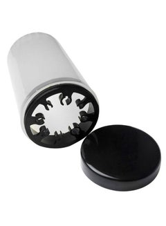 Yueton Nail Art Brush Holder Cleaner Container White/Black  - Image 1