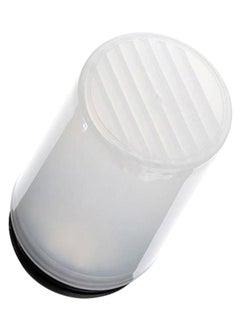 Yueton Nail Art Brush Holder Cleaner Container White/Black  - Image 2