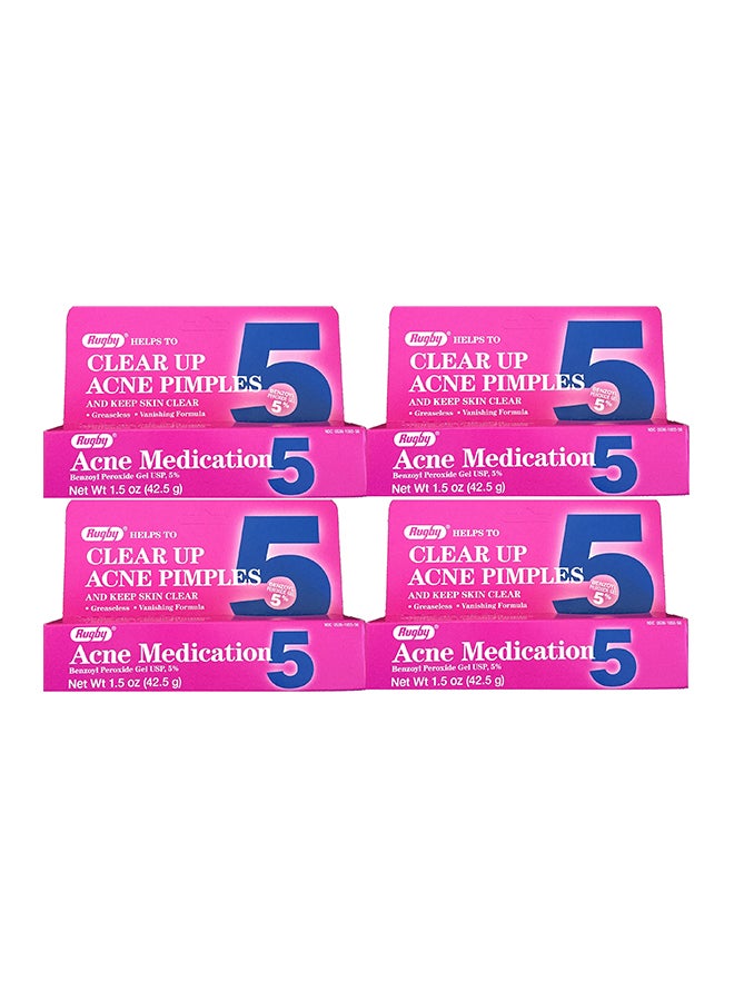 Pack of 4 Benzoyl Peroxide Acne Medication Gel - v1578675164/N33354395A_1