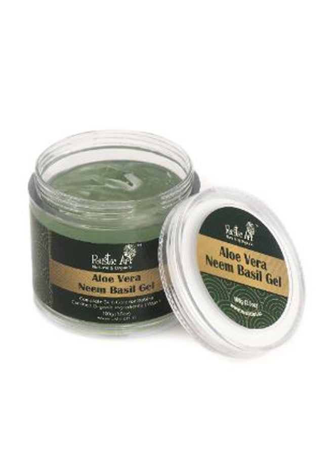 Rustic Art Aloe Vera Neem And Basil Gel 100grams - Image 2
