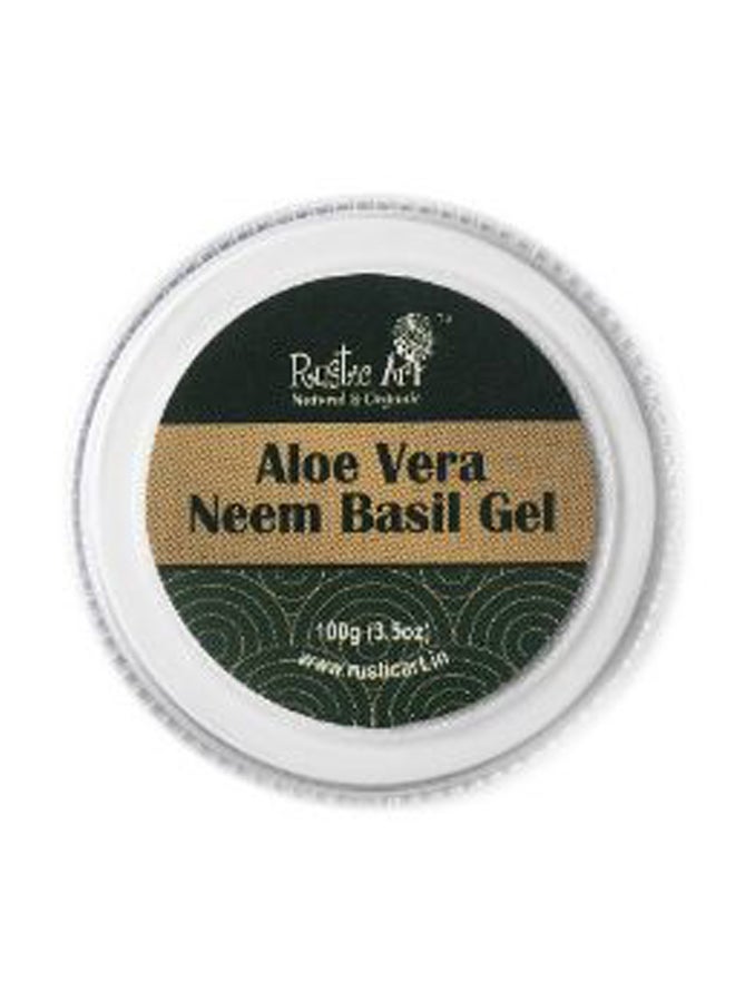 Rustic Art Aloe Vera Neem And Basil Gel 100grams - Image 3