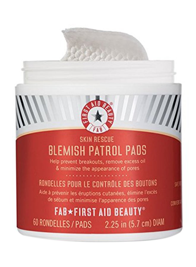 60-Piece Skin Rescue Blemish Patrol Pad White 2.25inch - v1578675301/N33350773A_1