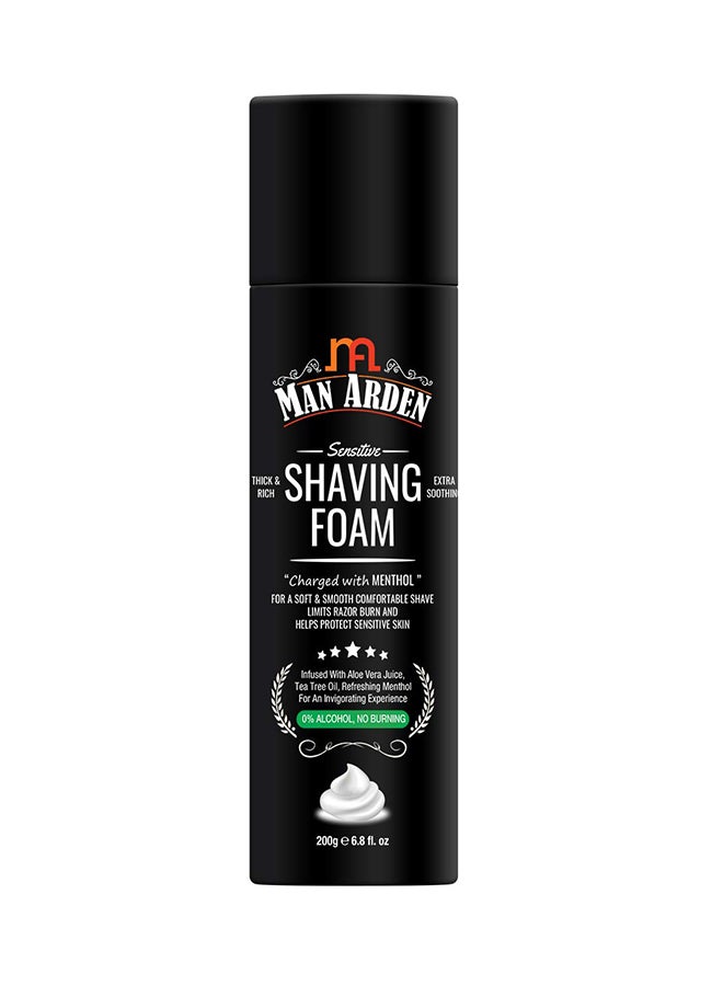 Man Arden Sensitive Shaving Foam 200grams  - Image 1