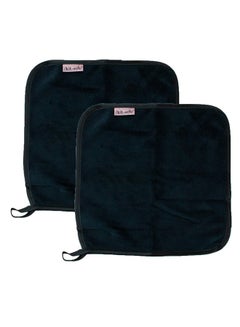 Kitsch 2-Piece Makeup Removing Towel Black 2 x 1 x 3inch 