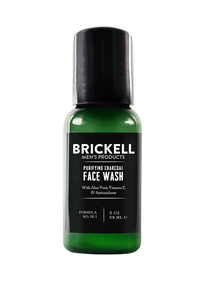 Brickell Men's Products Purifying Charcoal Face Wash