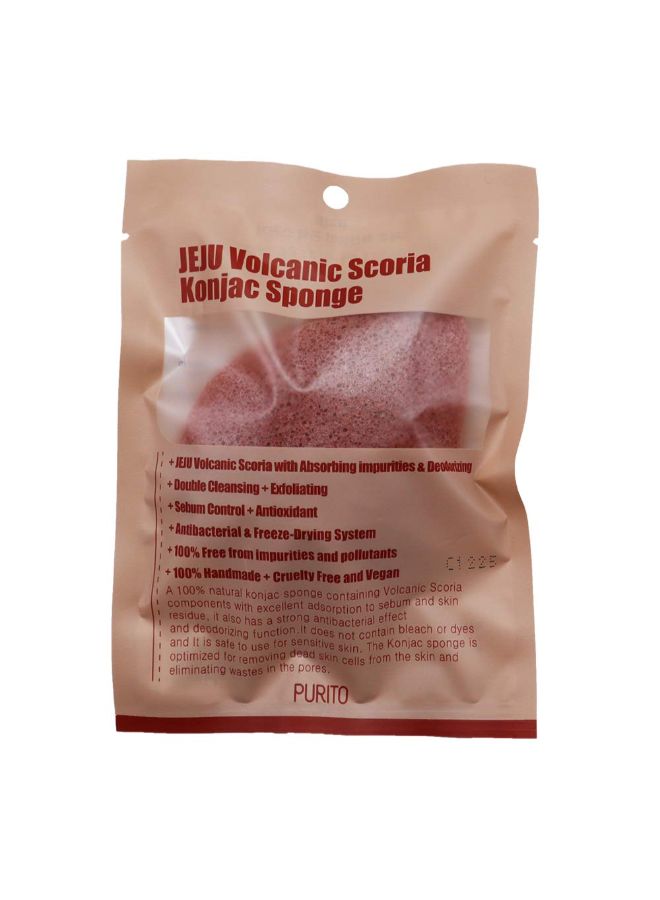 PURITO Jeju Volcanic Scoria Konjac Sponge - Image 2