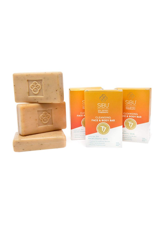SIBU 3-Piece Face And Body Cleansing Bar - Image 1