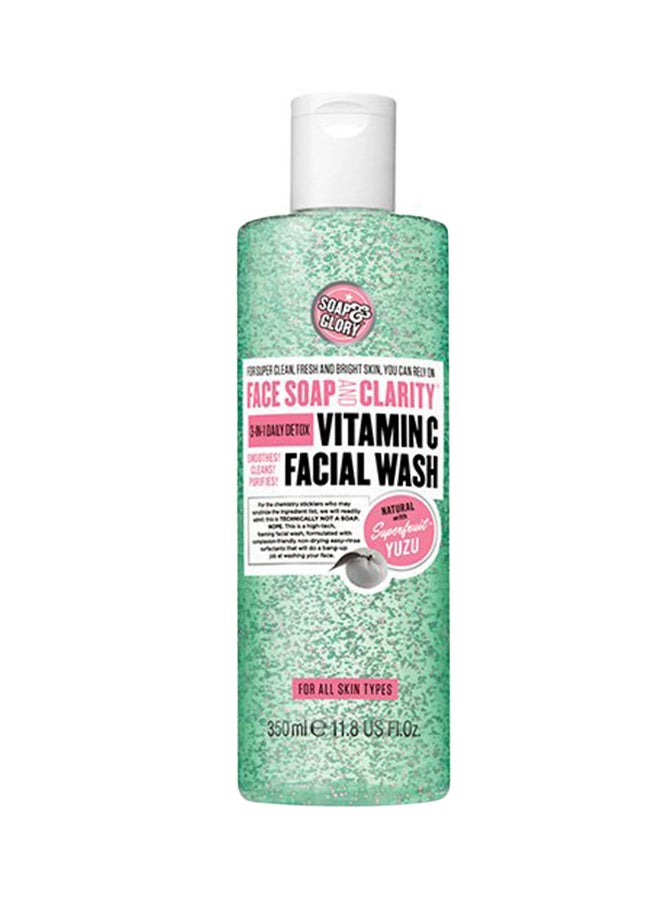 Soap & Glory 3-In-1 Daily Detox Facial Wash 350ml 