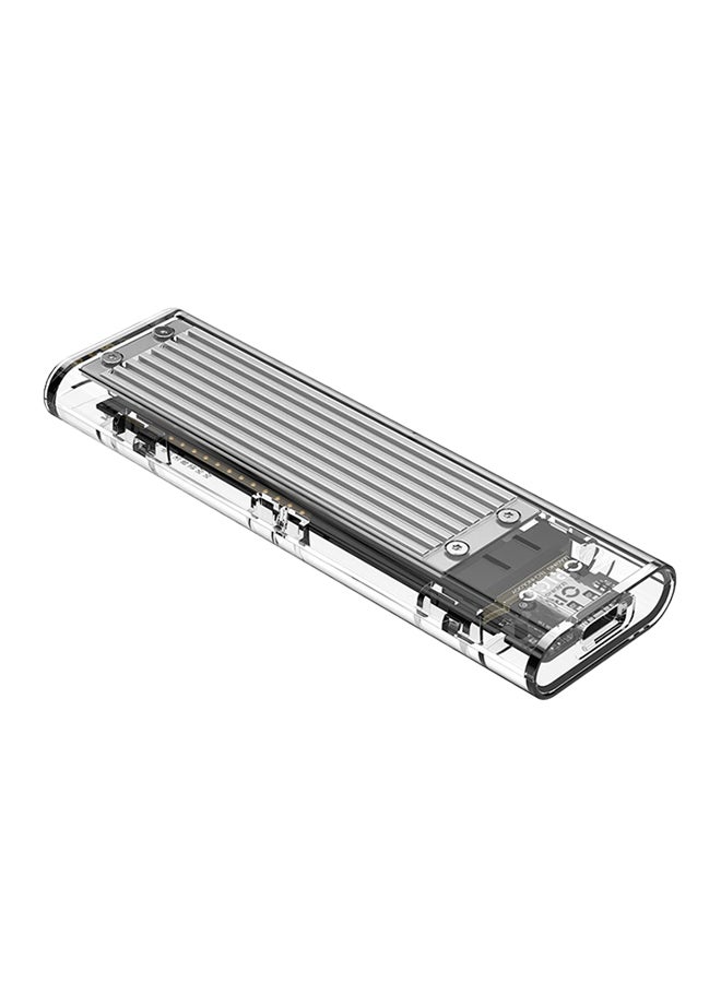 Orico - NVME M.2 To Type C SSD Enclosure Case Silver - Image 1
