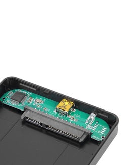 ماركة غير محددة حافظة مُحرك أقراص صلبة SATA SSD إلى USB 2.0 بمقاس 2.5 بوصة مع كابل أسود  - Image 2